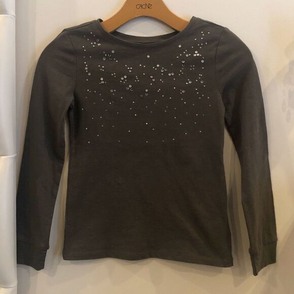 GAP Other - Grey rhinestone long sleeve shirt
